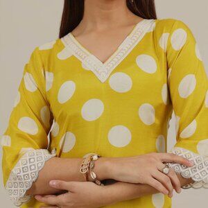 Yellow Indian suit/New with tag